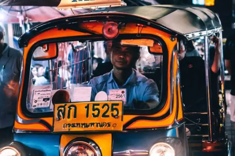 Tuk Tuk en Tailandia