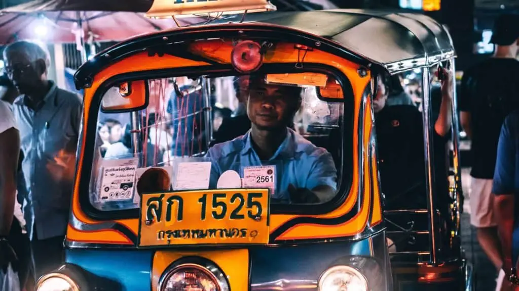 Tuk Tuk en Tailandia